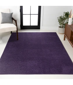 Jonathany Supersoft SEU100N Purple Area Rug 8 ft. 8 in. X 12 ft. Rectangle