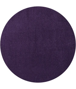 Jonathan Y SUPERSOFT Purple SEU100N 4ft. Round Rug