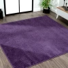 Jonathany Supersoft SEU100N Purple Area Rug 6 ft. 2 in. X 6 ft. 2 in. Square