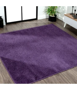 Jonathany Supersoft SEU100N Purple Area Rug 7 ft. X 7 ft. Square