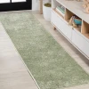 Jonathany Supersoft SEU100O Green Area Rug 2 ft. X 8 ft. Runner
