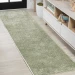 Jonathany Supersoft SEU100O Green Area Rug 2 ft. X 8 ft. Runner