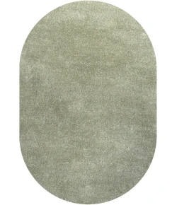 Jonathan Y SUPERSOFT Green SEU100O 6ft.2in. X 9ft. Oval Oval Rug