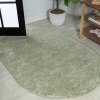 Jonathany Supersoft SEU100O Green Area Rug 3 ft. X 5 ft. Oval