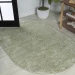 Jonathany Supersoft SEU100O Green Area Rug 4 ft. X 6 ft. Oval
