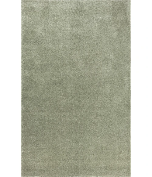 Haze Solid Low-Pile Green 5 ft. x 8 ft. Area Rug