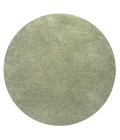 Haze Solid Low-Pile Green 5' Round Area Rug