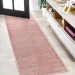 Jonathany Supersoft SEU100P Pink Area Rug 2 ft. X 8 ft. Runner