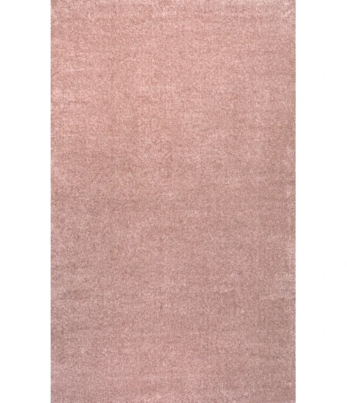 Haze Solid Low-Pile Pink 5 ft. x 8 ft. Area Rug