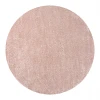 Jonathan Y SUPERSOFT Pink SEU100P 6ft.2in. Round Rug