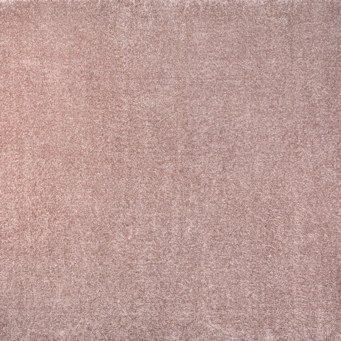 Haze Solid Low-Pile Pink 9' Square Area Rug