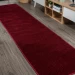 Jonathany Supersoft SEU100Q Dark Red Area Rug 2 ft. X 8 ft. Runner
