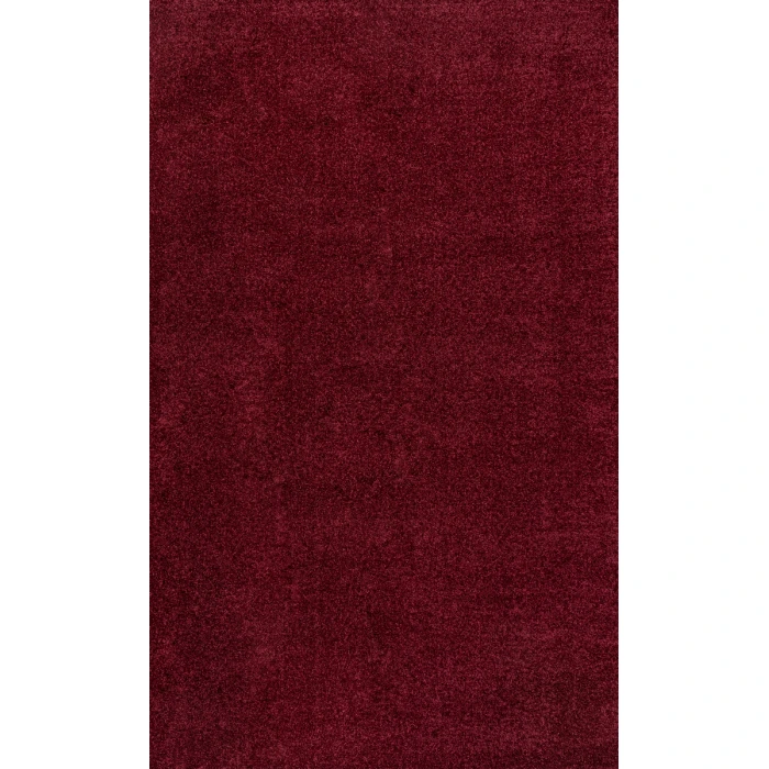 Haze Solid Low-Pile Dark Red 12 ft. x 15 ft. Area Rug