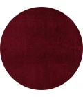 Jonathan Y SUPERSOFT Red SEU100Q 4ft. Round Rug