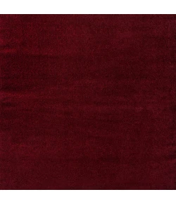Jonathany Supersoft SEU100Q Dark Red Area Rug 5 ft. 3 in. X 5 ft. 3 in. Square