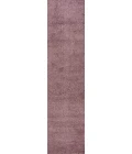 Haze Solid Low-Pile Light Purple 2 ft. x 12 ft. Runner Rug