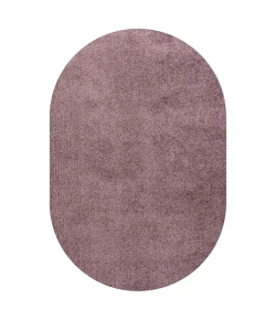 Jonathany Supersoft SEU100R Light Purple Area Rug 3 ft. X 5 ft. Oval