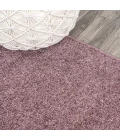 Haze Solid Low-Pile Light Purple 5 ft. x 8 ft. Area Rug