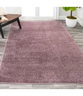 Haze Solid Low-Pile Light Purple 5 ft. x 8 ft. Area Rug