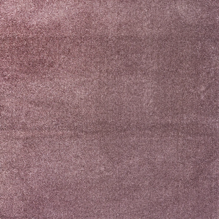 Haze Solid Low-Pile Light Purple 7' Square Area Rug