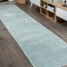 Jonathany Supersoft SEU100S Light Blue Area Rug 2 ft. X 8 ft. Runner