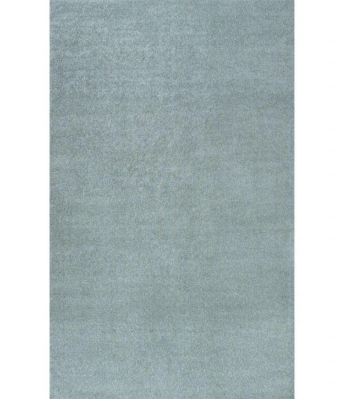 Haze Solid Low-Pile Light Blue 12 ft. x 15 ft. Area Rug