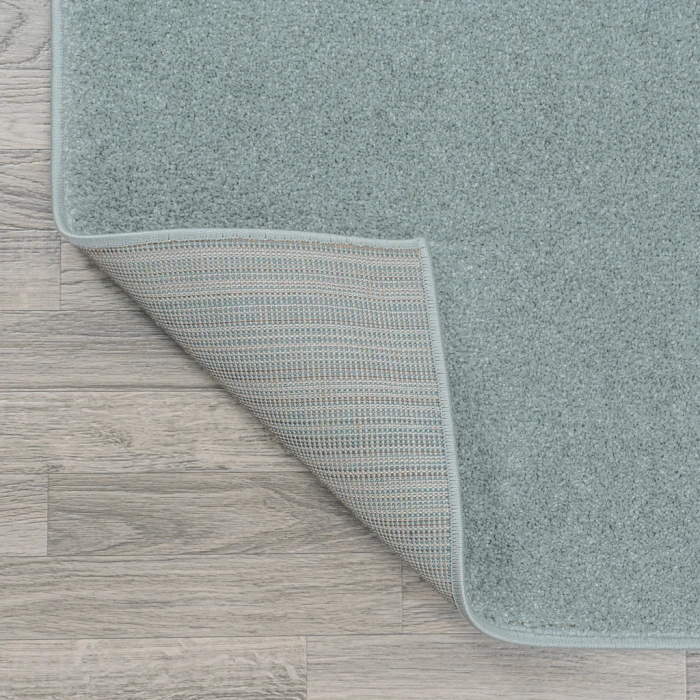 Haze Solid Low-Pile Light Blue 5 ft. x 8 ft. Area Rug