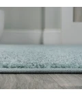 Haze Solid Low-Pile Light Blue 2 ft. x 12 ft. Runner Rug