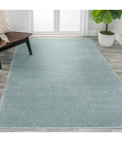 Jonathany Supersoft SEU100S Light Blue Area Rug 4 ft. X 6 ft. Rectangle
