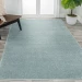 Jonathany Supersoft SEU100S Light Blue Area Rug 3 ft. X 5 ft. Rectangle