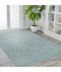 Haze Solid Low-Pile Light Blue 12 ft. x 15 ft. Area Rug