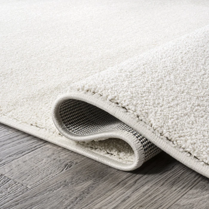 Jonathan Y SUPERSOFT Ivory SEU100T 5ft. X 8ft. Oval Oval Rug
