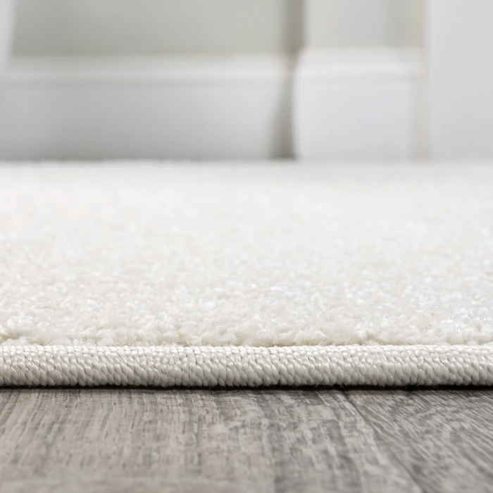 Jonathan Y SUPERSOFT Ivory SEU100T 5ft. X 8ft. Oval Oval Rug