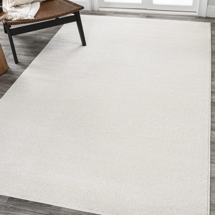 Jonathan Y SUPERSOFT Ivory SEU100T 6ft.2in. X 9ft. Rect. Rug