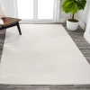 Jonathany Supersoft SEU100T Cream Area Rug 5 ft. X 8 ft. Rectangle