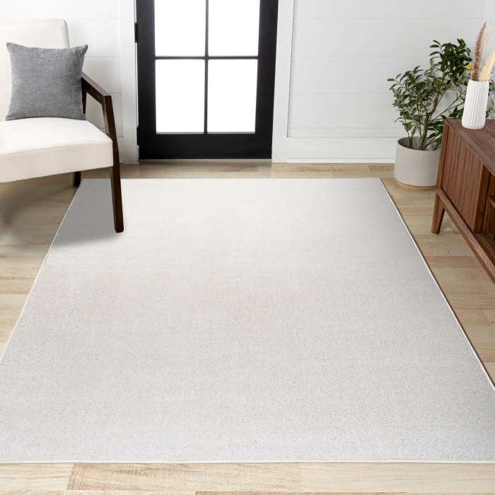 Jonathan Y SUPERSOFT Ivory SEU100T 6ft.2in. X 9ft. Rect. Rug