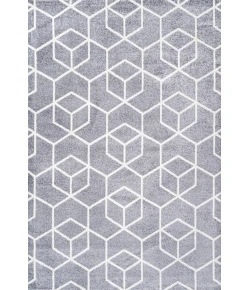 Jonathany Supersoft SEU101F Gray/White Area Rug 3 ft. X 5 ft. Rectangle