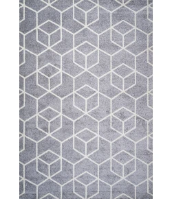 Jonathany Supersoft SEU101G Light Gray/White Area Rug 3 ft. X 5 ft. Rectangle