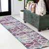 Jonathany Supersoft SEU101J Multi/White Area Rug 2 ft. X 8 ft. Runner