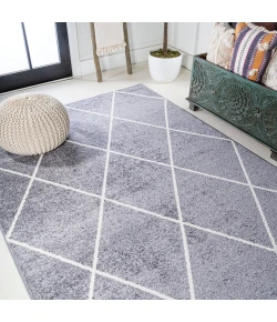 Jonathany Supersoft SEU102F Gray/White Area Rug 3 ft. X 5 ft. Rectangle