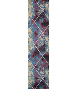 Jonathany Supersoft SEU102J Multi/White Area Rug 2 ft. X 10 ft. Runner