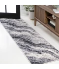 Jonathan Y SUPERSOFT Gray SEU300A 2ft. X 8ft. Rect. Rug