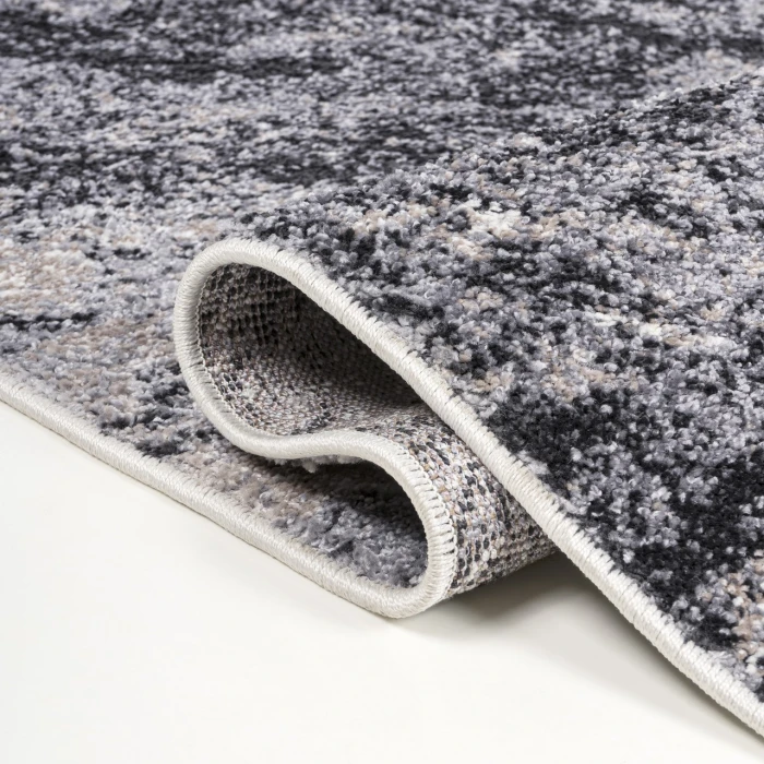Jonathan Y SUPERSOFT Gray SEU300A 4ft. X 6ft. Rect. Rug