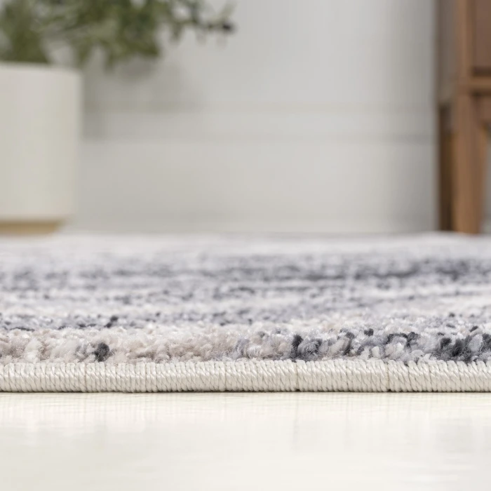 Jonathan Y SUPERSOFT Gray SEU300A 4ft. X 6ft. Rect. Rug