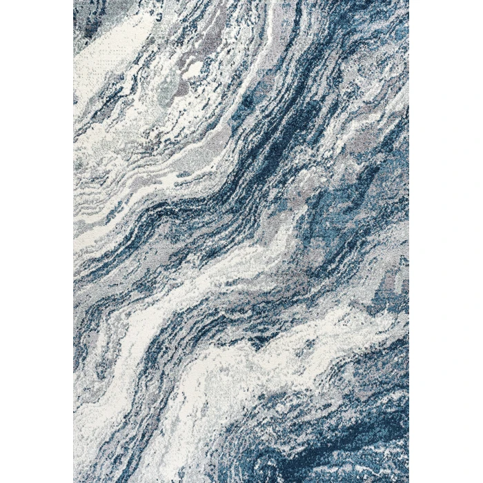 Jonathan Y SUPERSOFT Blue SEU300B 3ft. X 5ft. Rect. Rug