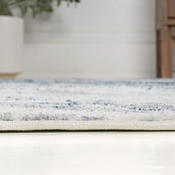 Jonathan Y SUPERSOFT Blue SEU300B 3ft. X 5ft. Rect. Rug