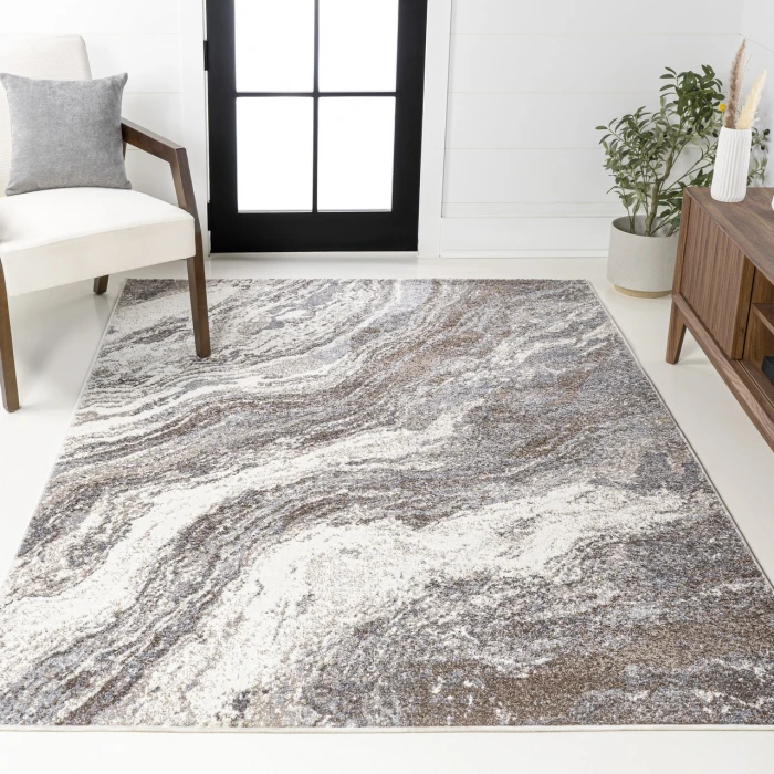 Jonathan Y SUPERSOFT Brown SEU300C 3ft. X 5ft. Rect. Rug