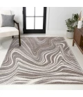 Jonathan Y SUPERSOFT Brown SEU301B 3ft. X 5ft. Rect. Rug