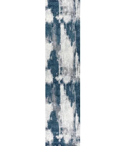 Jonathan Y SUPERSOFT Blue SEU302A 2ft. X 8ft. Rect. Rug