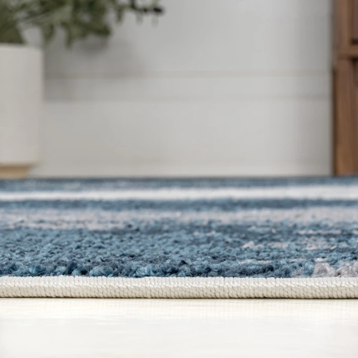 Jonathan Y SUPERSOFT Blue SEU302A 3ft. X 5ft. Rect. Rug